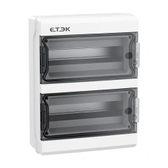 EKDB10 IP65 Waterproof Distribution Box Polycarbonate Flame-Retardant for Solar PV and EV Charging