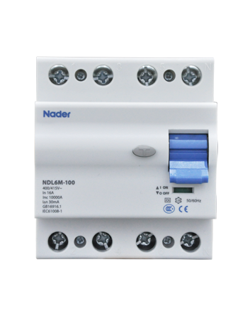 NDL6M-100 Series Residual Current Action Switch Leakage Protection for TT TN-S Systems Nader