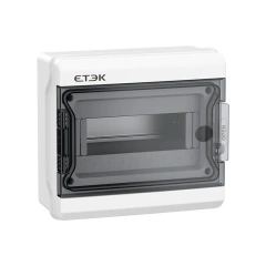 EKDB10 IP65 Waterproof Distribution Box Polycarbonate Flame-Retardant for Solar PV and EV Charging