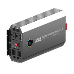 SGPF-2000W Pure Sine Wave Inverter 12/24/48VDC Input, 110/220VAC Output, Intelligent Fan Cooling for Off-Grid Solar & Backup Power