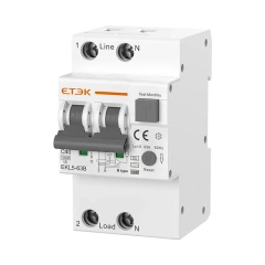 EKL5-63B Type B Residual Current Operated Circuit Breaker 63A 30-300mA for EV Charging and Solar PV Systems ETEK