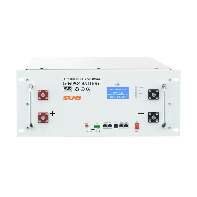 SBS Lithium Energy Storage Battery 51.2V LiFePO4 50-300Ah Rack-Mounted for Solar Backup Power SUG