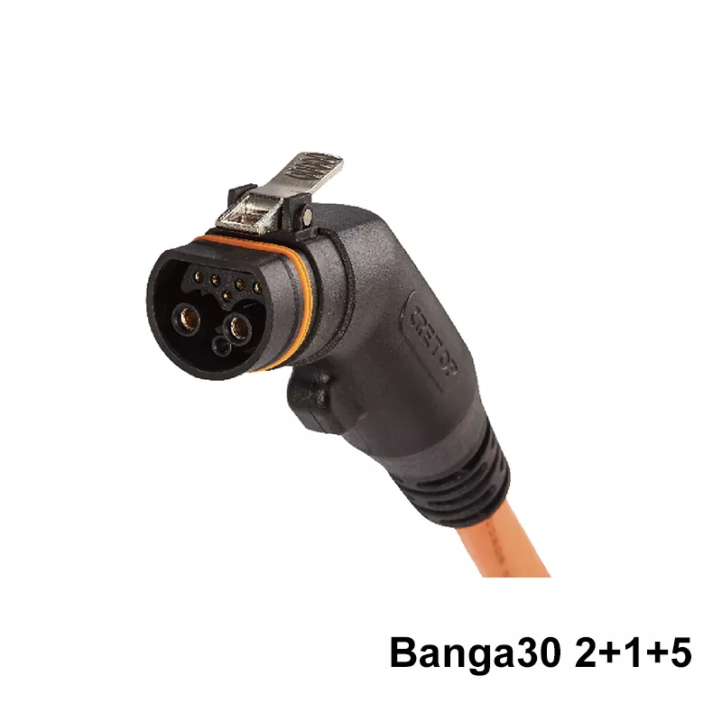 E-Bike Charging Connector 50A Current -45°C~105°C IP66/IP67 Waterproof for Electric Motorcycle Charging CRETOP