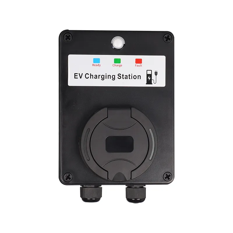 Mode 3 (IEC61851-1) Small Size AC EV Charger 16A/32A 7.2kW/22kW Wall-Mounted for Residential and Commercial Use