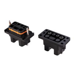 3+10Pin Stacked Energy Storage Connector IP67 Waterproof 240A High Current DC 1200V for Battery Charging Discharging CRETOP