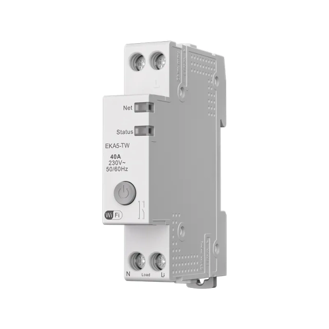 Wi-Fi Smart Relay Switch 1P+N 40A Energy Monitoring for Smart Home Automation EKA5