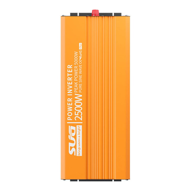 SGPE-2500W Series Pure Sine Wave Inverter 2500W Peak 5000W, 12/24/48VDC Input for RV Solar Off-Grid Systems SUGPOW