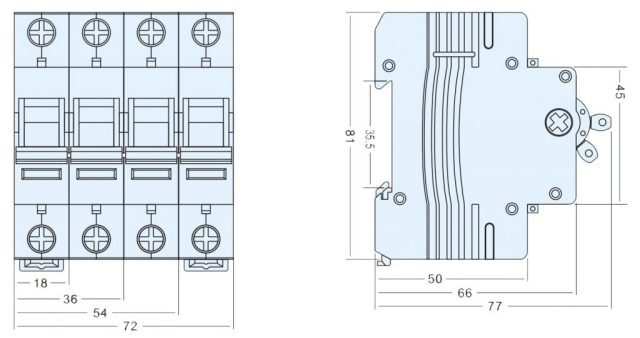 NKI1-125 2P Isolation Switch 240/415V 32-100A 50/60Hz for Solar Energy Storage Systems Anxele