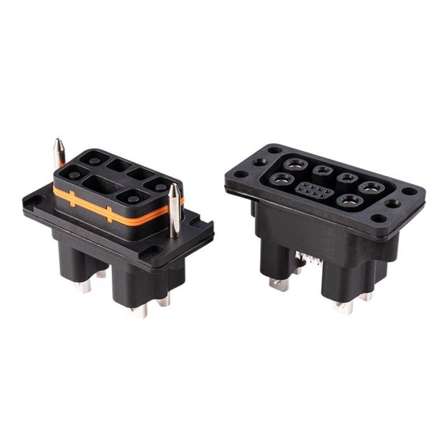 3+10Pin Stacked Energy Storage Connector IP67 Waterproof 240A High Current DC 1200V for Battery Charging Discharging CRETOP