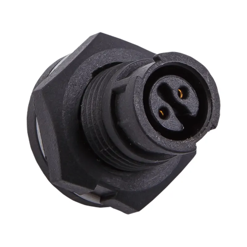 Outdoor 2Pin LED Lighting Socket IP67 Waterproof, 5A 50V DC, -45°C to 105°C Operation for Outdoor Lighting Systems CRETOP