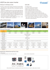 ASS-2500 Pure Sine Wave Inverter 2500W High Efficiency Off-Grid Solar Power Supply for Home & Industrial Use