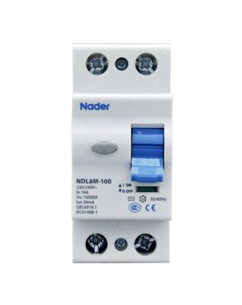 NDL6M-100 Series Residual Current Action Switch Leakage Protection for TT TN-S Systems Nader