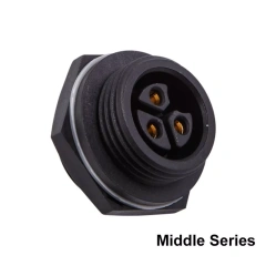 Renewable Energy Solar Power Storage Connector IP68 Waterproof 10A 3Pin for Outdoor Solar Systems CRETOP
