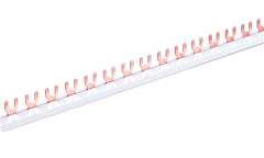 NBR-302 40A/63A/80A Fork Type Busbar High Conductivity Copper for MCB/RCD Connection in Solar Energy Systems