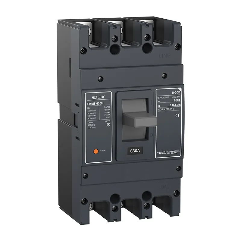 Thermal Magnetic Fixed Type MCCB Moulded Case Circuit Breaker 125-2000A Overload Short Circuit Protection for Energy Storage and Solar Power Systems ETEK