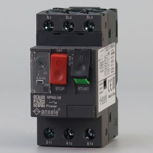 NPM2-ME32 Motor Protection Circuit Breaker 0.1A-32A Overload Short Circuit Protection for 3-Phase Motors Anxele
