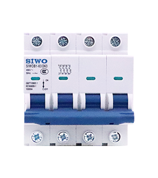 SIWOB1 Series Small Circuit Breaker 400V 125A Overcurrent Protection for Building and Renewable Energy Systems