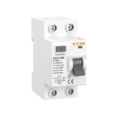 Residual Current Circuit Breaker (RCCB) 63A 30mA AC/DC Protection for Residential and Commercial Solar PV Systems ETEK