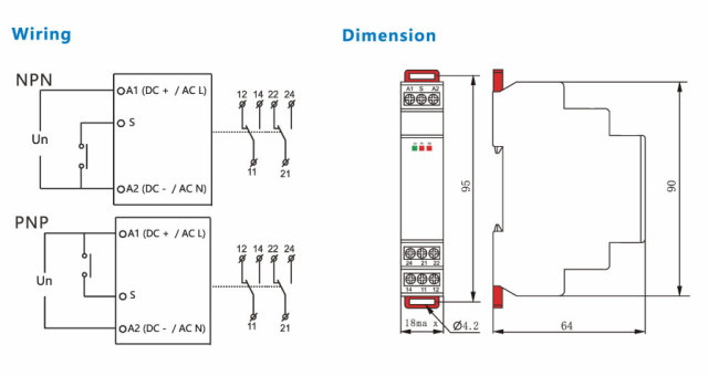AST18-CR ON-OFF Switching Relay 12-240VAC/DC Wide Voltage Range for Energy Storage and Solar Systems