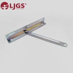 PS025 Carbon Steel/304 Stainless Steel Accessory Trivalent Color/Magnetic Polishing for Nine-Fold Rittal Cabinet Door Frame