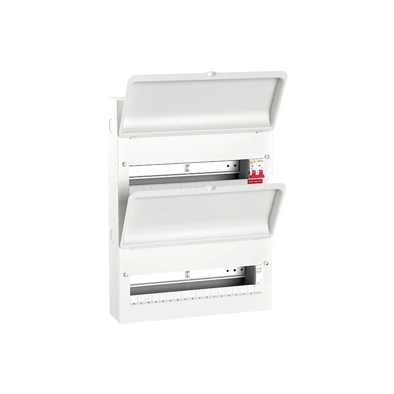 EKDB16S(L) Double-row Main Switch Consumer Unit 28 & 36 Ways 100A DP Main Switch High-Capacity Circuit Protection for Large Residential and Light Commercial Use ETEK
