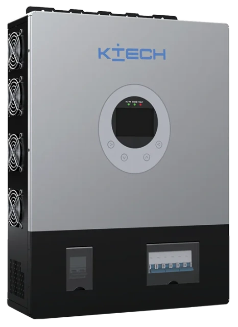 KE-5KF5LSUF Hybrid Inverter 5000W Built-in Breaker, MPPT 99.9% Efficiency for Solar Energy Storage Systems