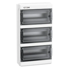 EKDB10 IP65 Waterproof Distribution Box Polycarbonate Flame-Retardant for Solar PV and EV Charging