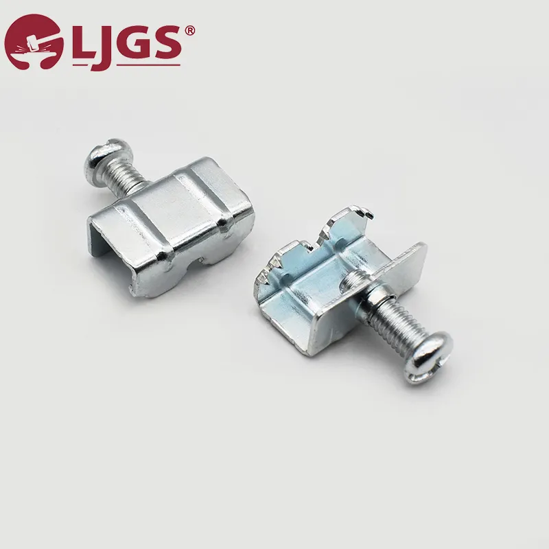 TS009 Carbon Steel Accessory Plated Blue White Zinc for Bottom Plate Fixing in Energy Storage Systems