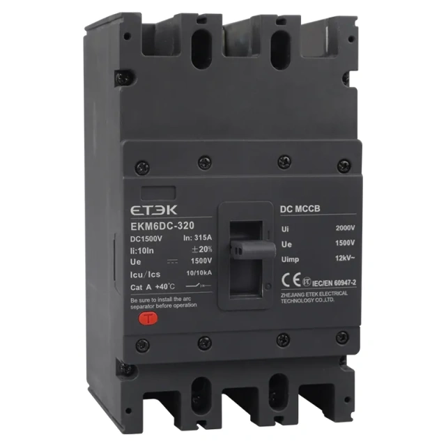 MCCB High Voltage Molded Case Circuit Breaker 1500VDC 800A 50kA Breaking Capacity for Solar and Energy Storage Systems