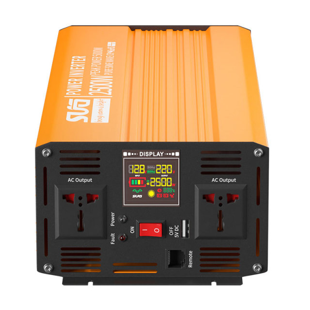 SGPE-2500W Series Pure Sine Wave Inverter 2500W Peak 5000W, 12/24/48VDC Input for RV Solar Off-Grid Systems SUGPOW