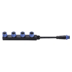 Outdoor LED Trail Light Connector IP68 Waterproof 18AWG M15 for Outdoor Lighting Systems CRETOP