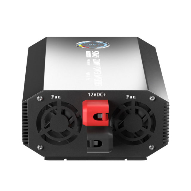 SGPF-2000W Pure Sine Wave Inverter 12/24/48VDC Input, 110/220VAC Output, Intelligent Fan Cooling for Off-Grid Solar & Backup Power