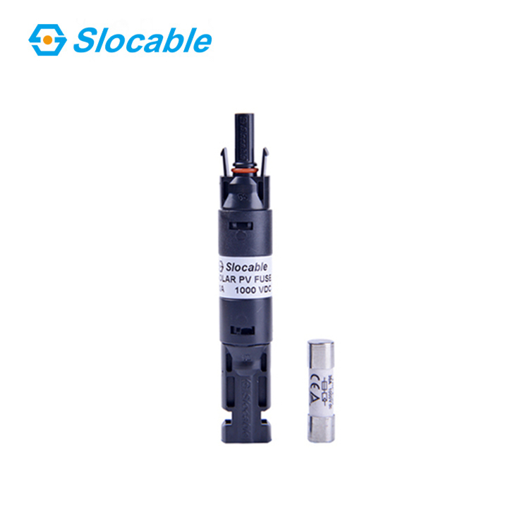 Slocable Solar Panel MC4 Inline Fuse Connector 2-30A 1000V/1500V DC Overcurrent Protection for PV Systems with Optimizers and Energy Storage