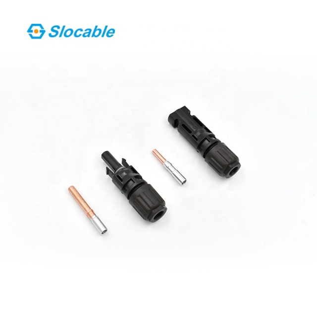 Slocable Copper-Aluminum Terminal Solar PV Connector 40A 1500V DC Low Contact Resistance Utility-Scale Solar Farms Residential PV Systems