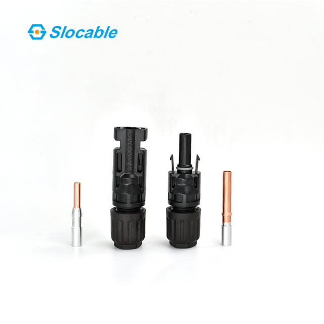 Slocable Copper-Aluminum Terminal Solar PV Connector 40A 1500V DC Low Contact Resistance Utility-Scale Solar Farms Residential PV Systems