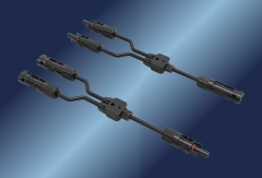 Y Type Branch Cable 1500V IP68 Waterproof Solar PV System Connection