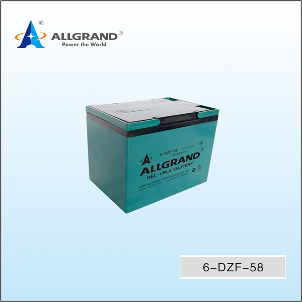 6-DZF-58 Deep Cycle Sealed Lead Acid Battery for Electric Bicycles Tricycles Mopeds Scooters Wheelchairs
