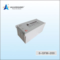 6-GFM-200 Long Life Up to 12 Years High Specific Energy for UPS EPS and Medical Equipment Allgrand