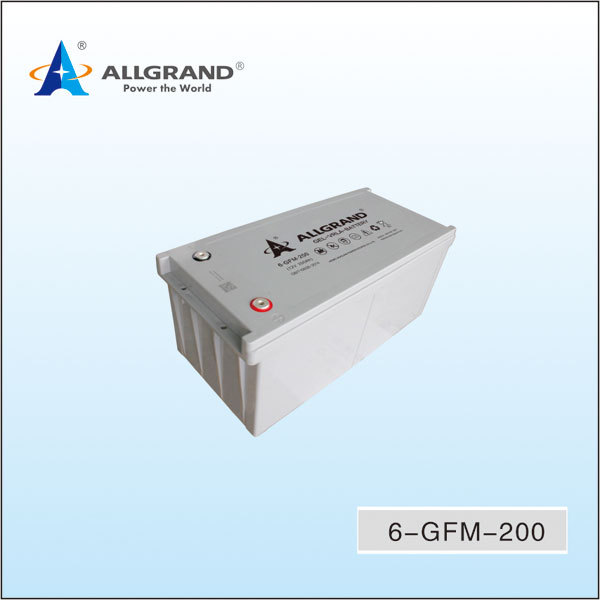 6-GFM-200 Long Life Up to 12 Years High Specific Energy for UPS EPS and Medical Equipment Allgrand