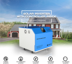2KVA Off Grid Solar System 24V 200Ah MPPT Charge Controller Pure Sine Wave Inverter for Home Backup Power