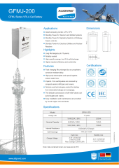GFMJ-200 2V Gel Battery Long Life Up to 15 Years for UPS Telecom and Data Centers