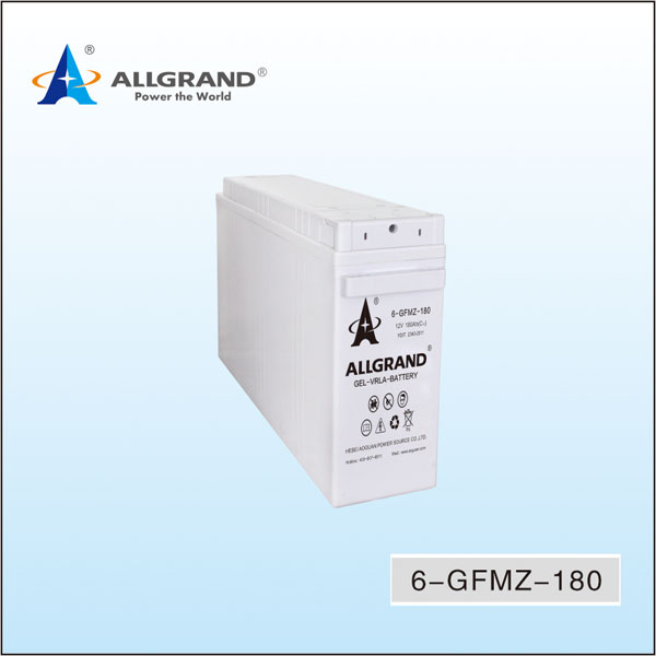 6-GFMZ-180 Long Life Up to 10 Years Front Terminal Design High Specific Energy for Data Centers UPS EPS Base Stations