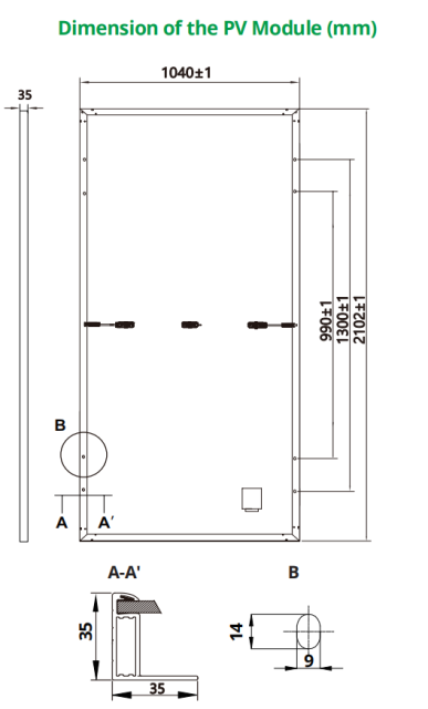 Solar Module 445W 20.36% Efficiency 144 Half-Cells PERC Black Frame for Residential and Commercial Installations