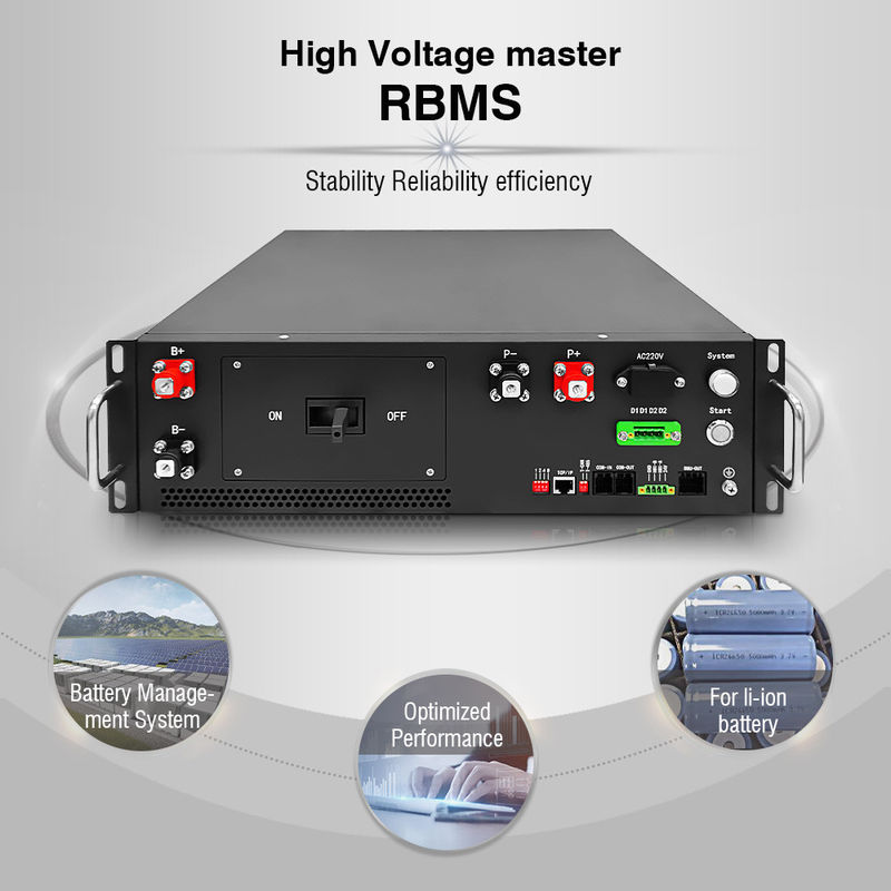 Battery Management System 576V 125A High Voltage LiFePO4 BMS for Solar Energy Storage Industrial Applications GCE