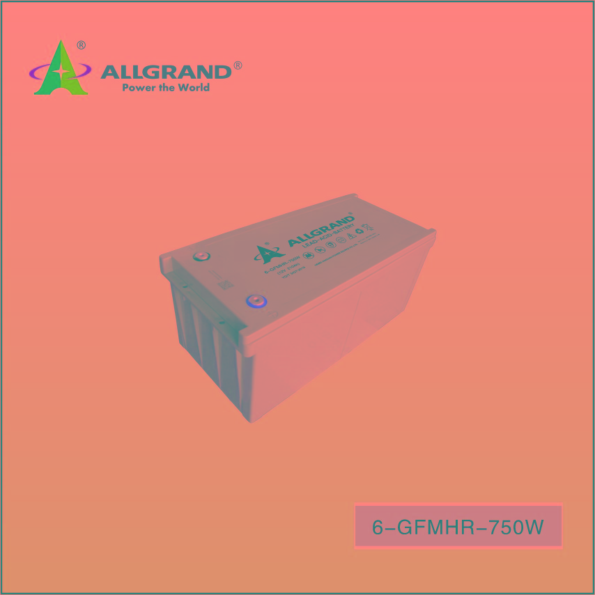 6-GFMHR-750W High-Energy Density GEL Battery for Data Center UPS and High-Power Discharge Applications