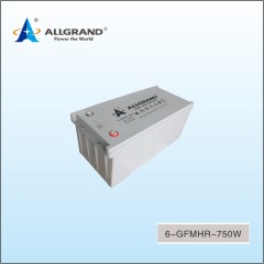 6-GFMHR-750W High-Energy Density GEL Battery for Data Center UPS and High-Power Discharge Applications