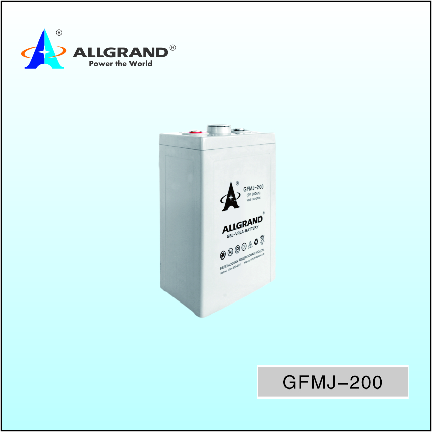 GFMJ-200 2V Gel Battery Long Life Up to 15 Years for UPS Telecom and Data Centers