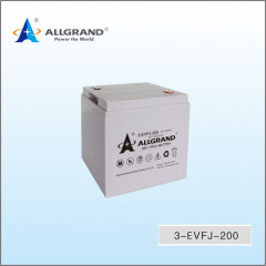 3-EVFJ-200 Deep Cycle Battery High Energy Low IR Electric Low Speed Vehicles Golf Carts