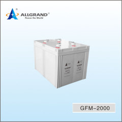 GFM-2000 Long Life High Energy Battery for Telecom, UPS, Rail and Power Backup Systems