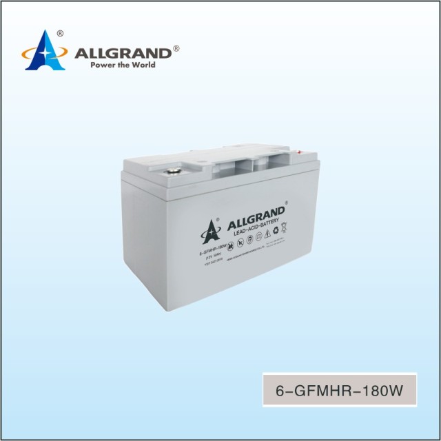 6-GFMHR-180W High-Energy Density GEL Battery for Data Center UPS and High-Power Discharge Applications